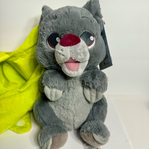 NWT. Disney Baloo adorable babies plush is all wrapped-up in a hooded soft pouch - Picture 9 of 10